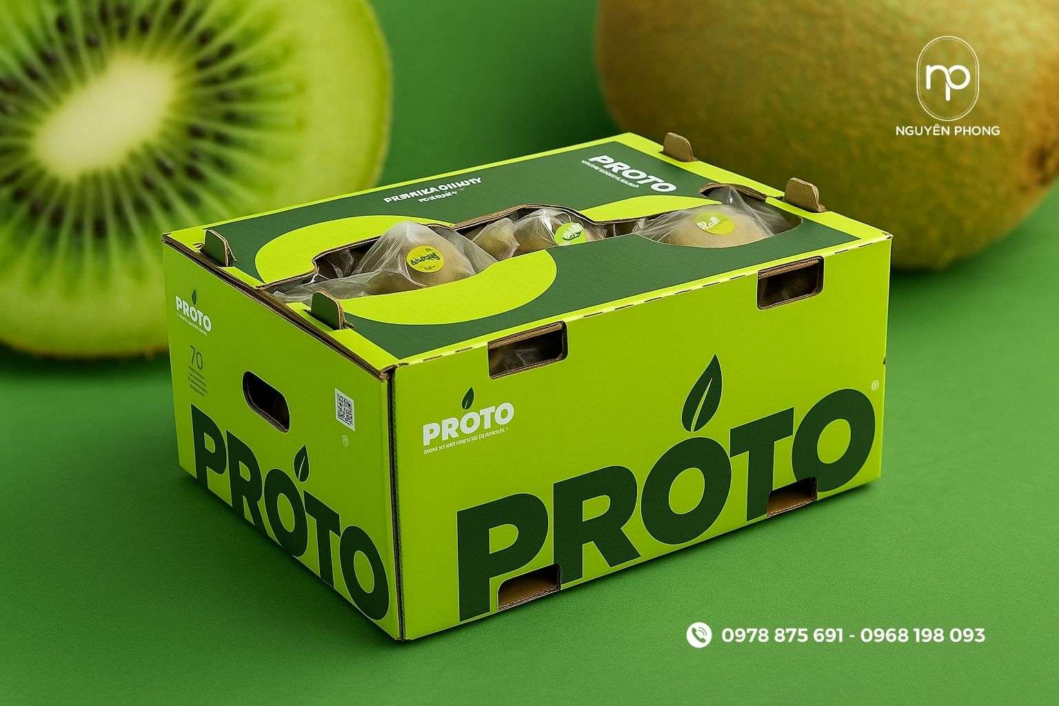 Sáng tạo trong thiết kế bao bì đựng kiwi
